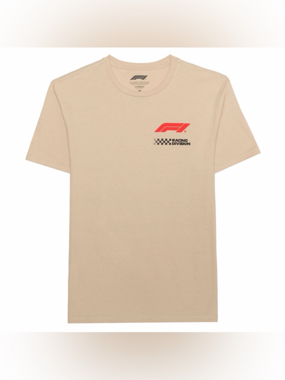 NWT Formula 1 Racing Division Relaxed Graphic Tee Cream Size Unisex XL - Picture 4 of 5